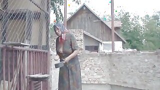 municipal granny gets will not hear of hairy pussy fucked by eradicate affect goatherd